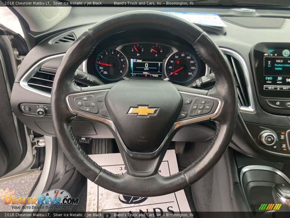 2018 Chevrolet Malibu LT Silver Ice Metallic / Jet Black Photo #15