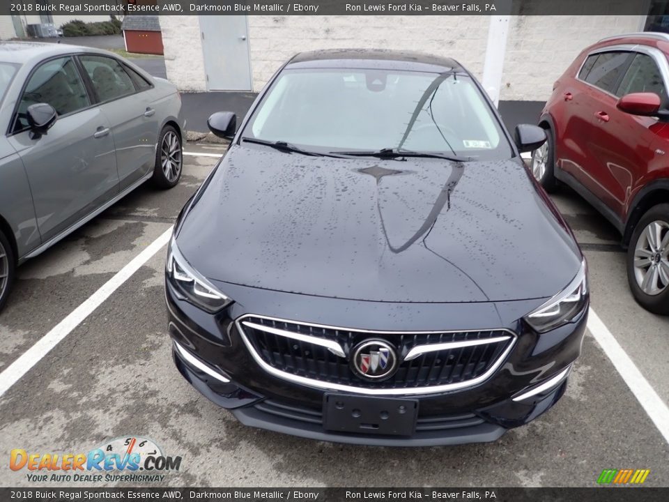 2018 Buick Regal Sportback Essence AWD Darkmoon Blue Metallic / Ebony Photo #2