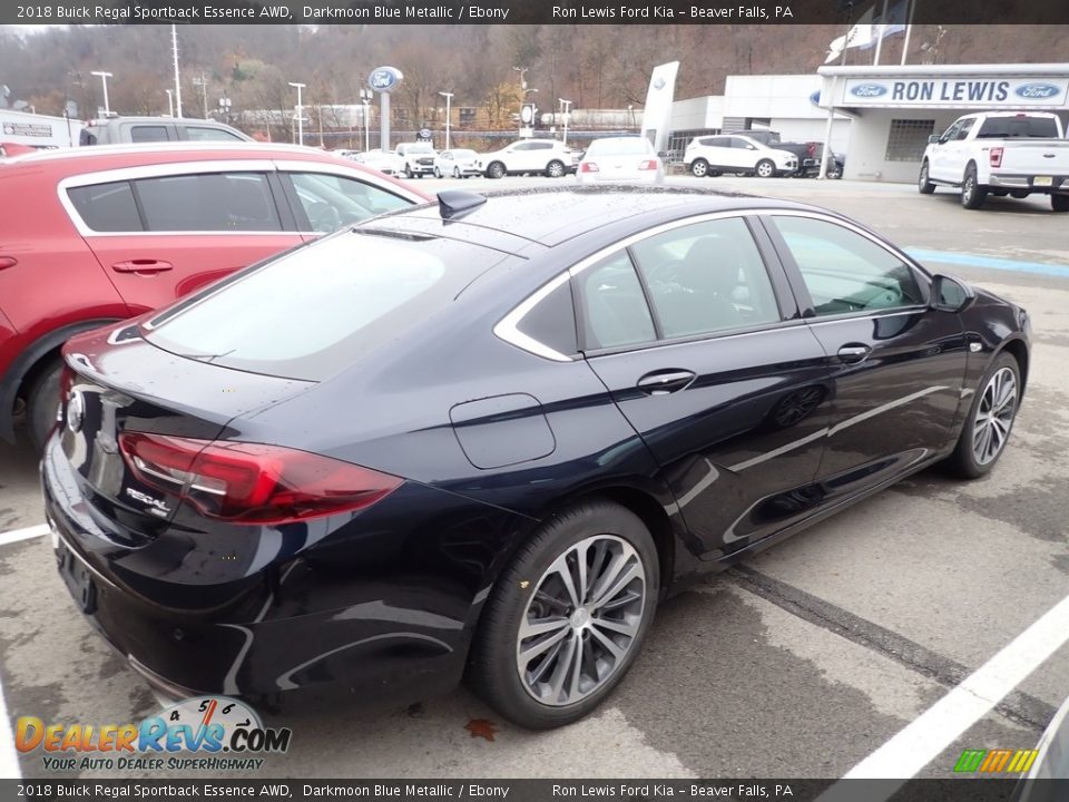 2018 Buick Regal Sportback Essence AWD Darkmoon Blue Metallic / Ebony Photo #4
