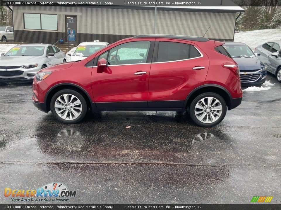 2018 Buick Encore Preferred Winterberry Red Metallic / Ebony Photo #1