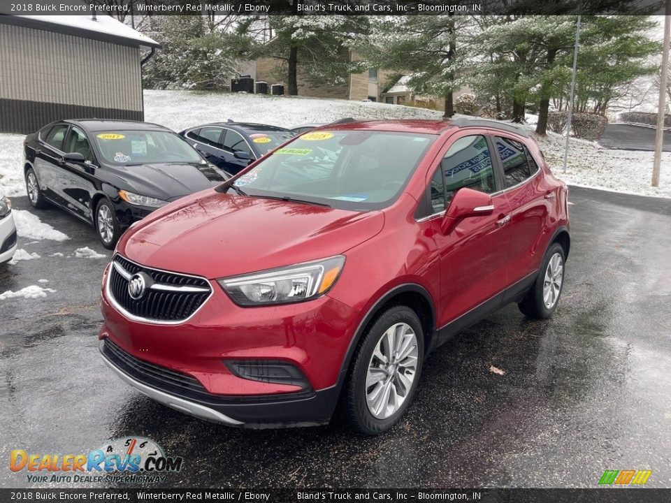 2018 Buick Encore Preferred Winterberry Red Metallic / Ebony Photo #2