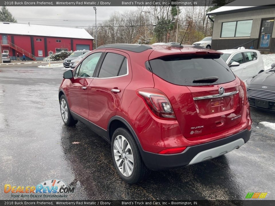 2018 Buick Encore Preferred Winterberry Red Metallic / Ebony Photo #3