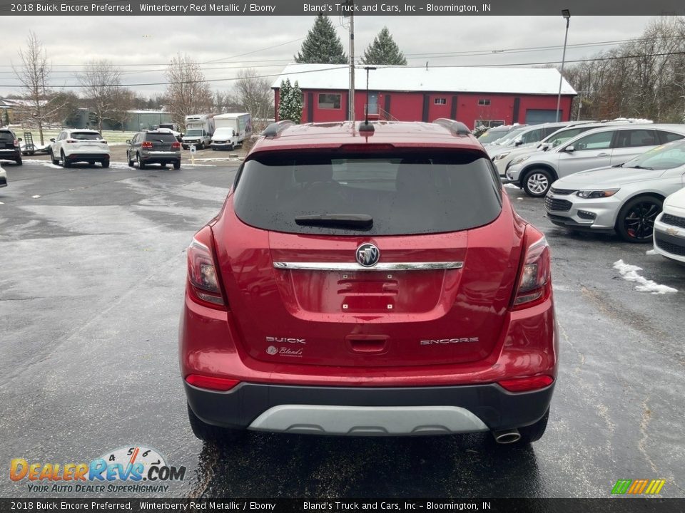 2018 Buick Encore Preferred Winterberry Red Metallic / Ebony Photo #4