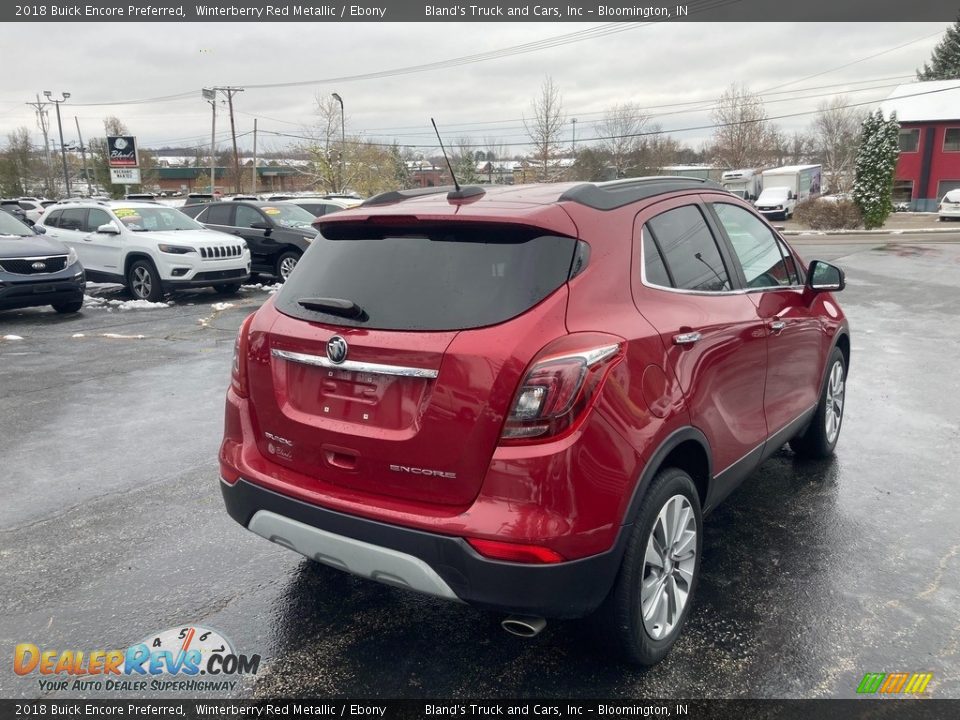 2018 Buick Encore Preferred Winterberry Red Metallic / Ebony Photo #6