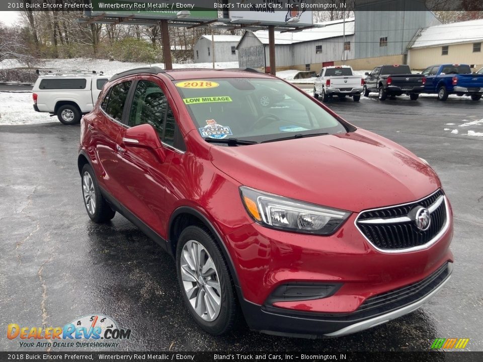 2018 Buick Encore Preferred Winterberry Red Metallic / Ebony Photo #7