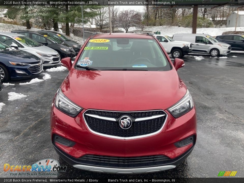 2018 Buick Encore Preferred Winterberry Red Metallic / Ebony Photo #8