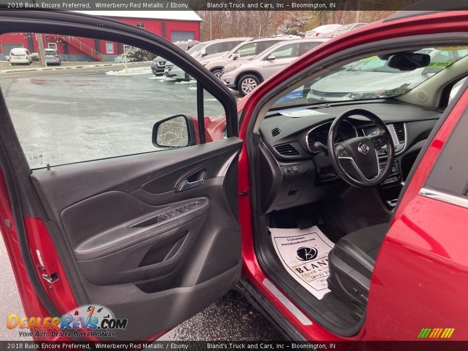 2018 Buick Encore Preferred Winterberry Red Metallic / Ebony Photo #9