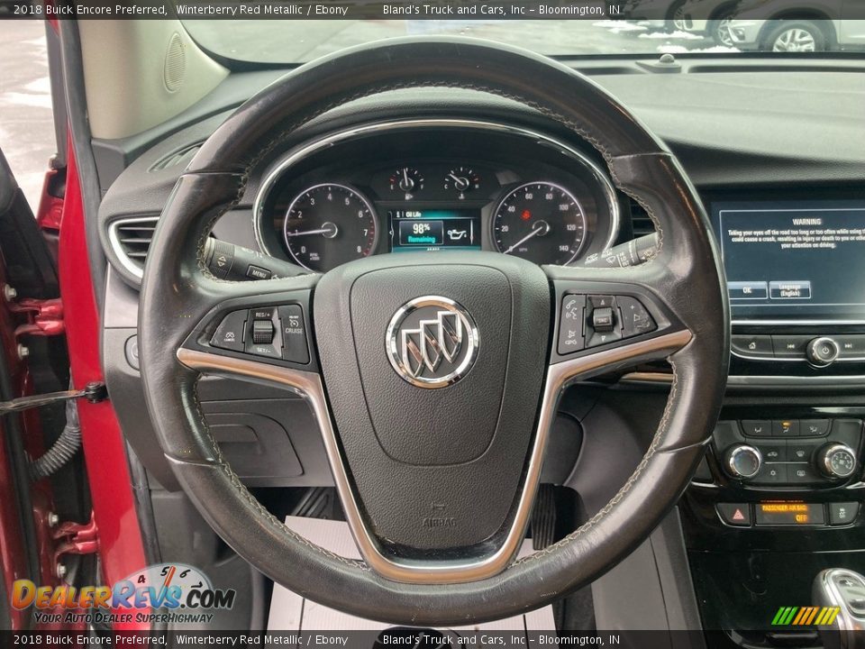 2018 Buick Encore Preferred Winterberry Red Metallic / Ebony Photo #17