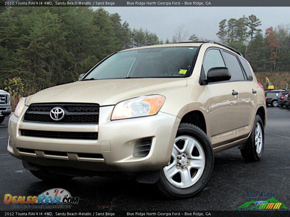 2012 Toyota RAV4 I4 4WD Sandy Beach Metallic / Sand Beige Photo #1