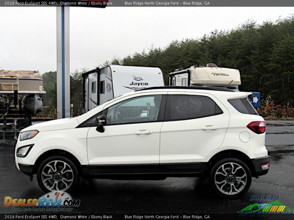 2019 Ford EcoSport SES 4WD Diamond White / Ebony Black Photo #2