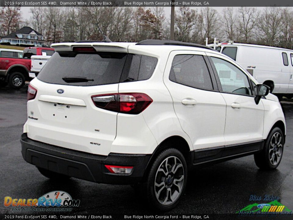 2019 Ford EcoSport SES 4WD Diamond White / Ebony Black Photo #5