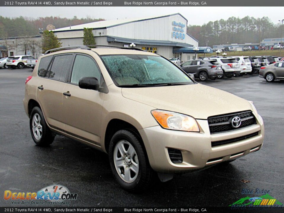 2012 Toyota RAV4 I4 4WD Sandy Beach Metallic / Sand Beige Photo #7