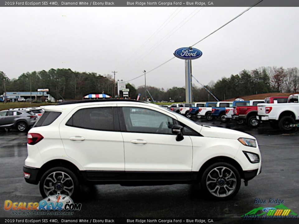 2019 Ford EcoSport SES 4WD Diamond White / Ebony Black Photo #6