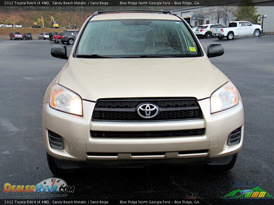 2012 Toyota RAV4 I4 4WD Sandy Beach Metallic / Sand Beige Photo #8