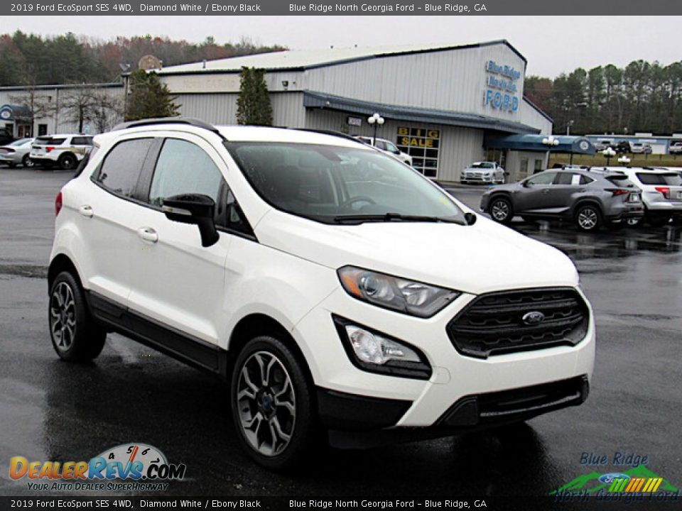 2019 Ford EcoSport SES 4WD Diamond White / Ebony Black Photo #7