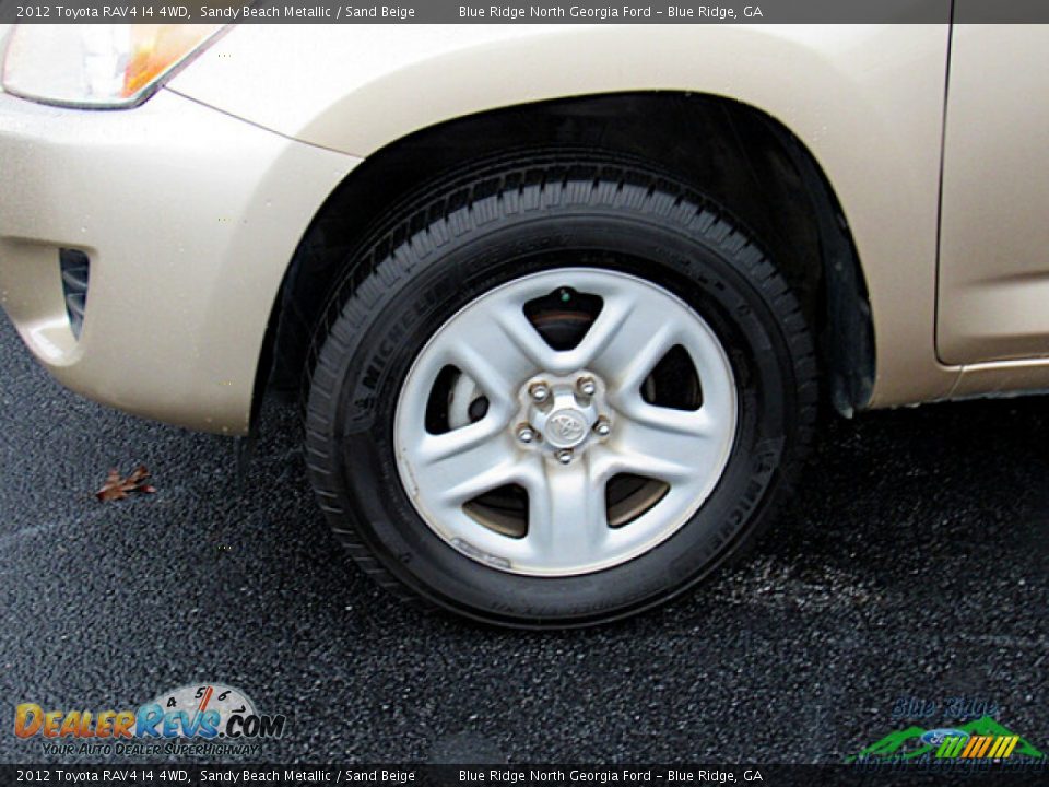 2012 Toyota RAV4 I4 4WD Sandy Beach Metallic / Sand Beige Photo #9