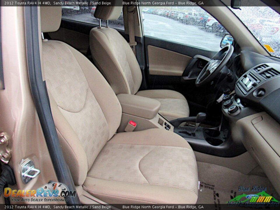 2012 Toyota RAV4 I4 4WD Sandy Beach Metallic / Sand Beige Photo #11