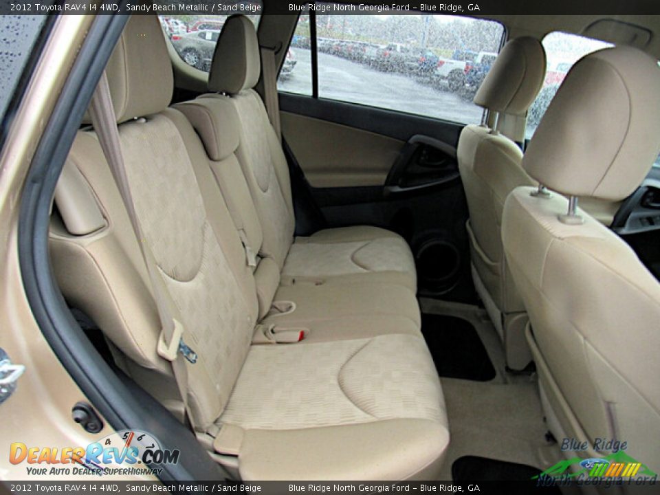 2012 Toyota RAV4 I4 4WD Sandy Beach Metallic / Sand Beige Photo #12