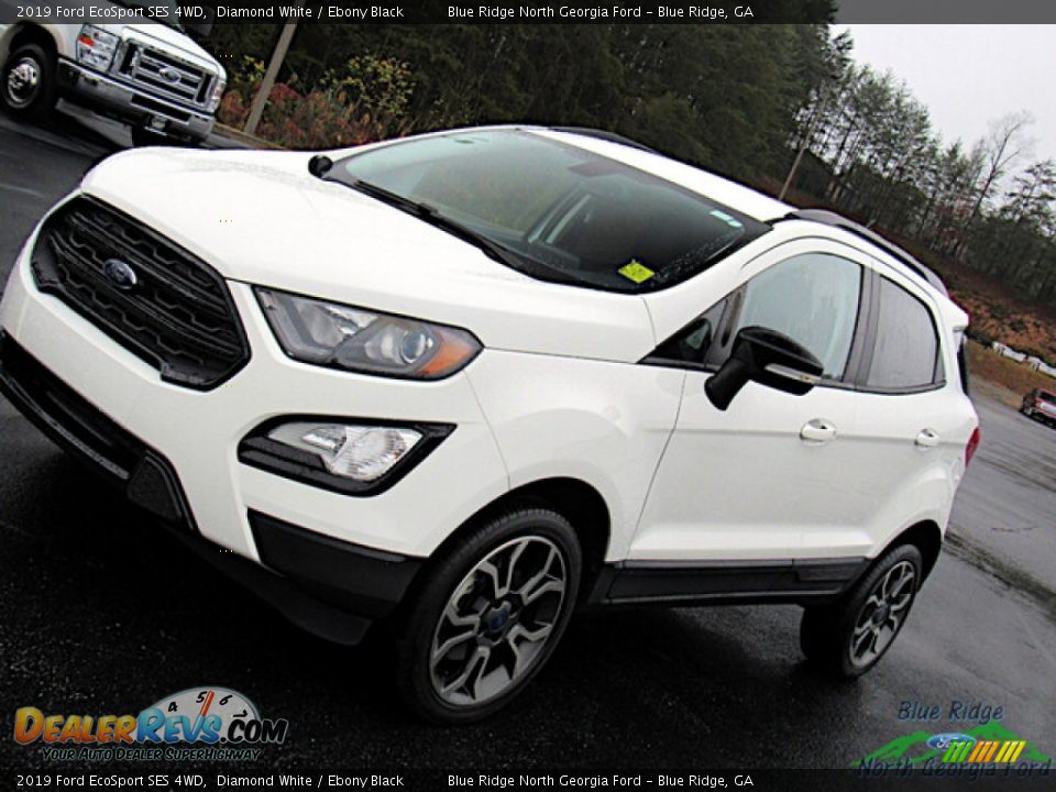 2019 Ford EcoSport SES 4WD Diamond White / Ebony Black Photo #25