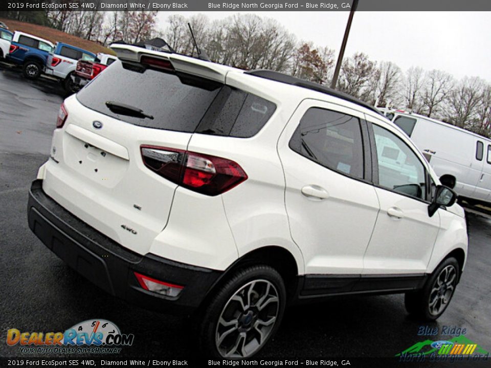 2019 Ford EcoSport SES 4WD Diamond White / Ebony Black Photo #27