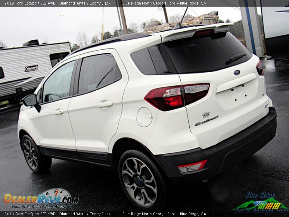 2019 Ford EcoSport SES 4WD Diamond White / Ebony Black Photo #28