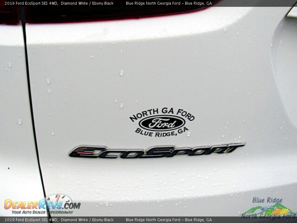 2019 Ford EcoSport SES 4WD Diamond White / Ebony Black Photo #29