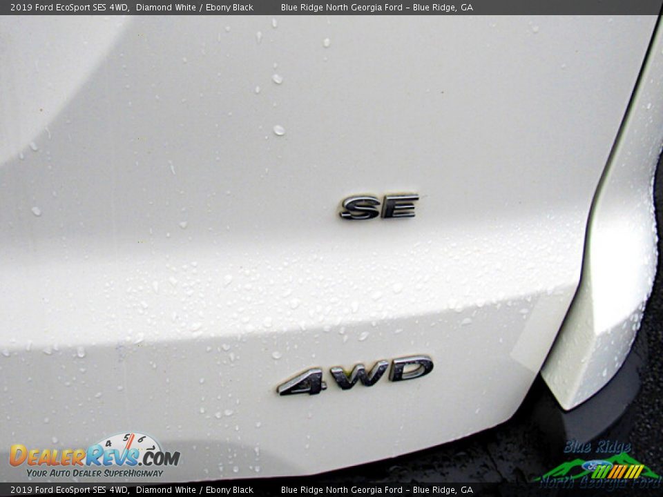 2019 Ford EcoSport SES 4WD Diamond White / Ebony Black Photo #30