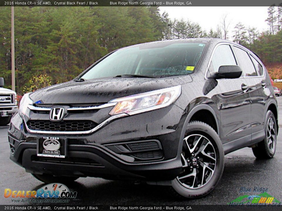 Front 3/4 View of 2016 Honda CR-V SE AWD Photo #1