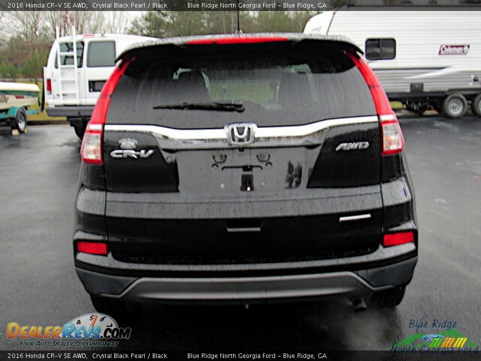 2016 Honda CR-V SE AWD Crystal Black Pearl / Black Photo #4