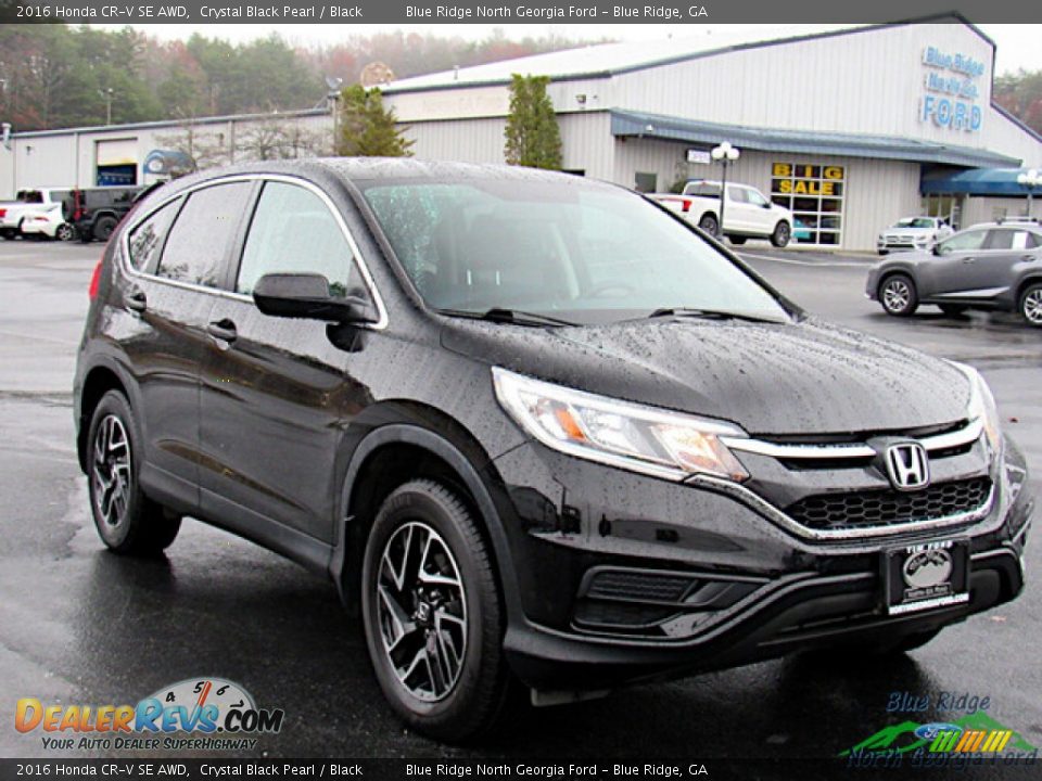 Crystal Black Pearl 2016 Honda CR-V SE AWD Photo #7