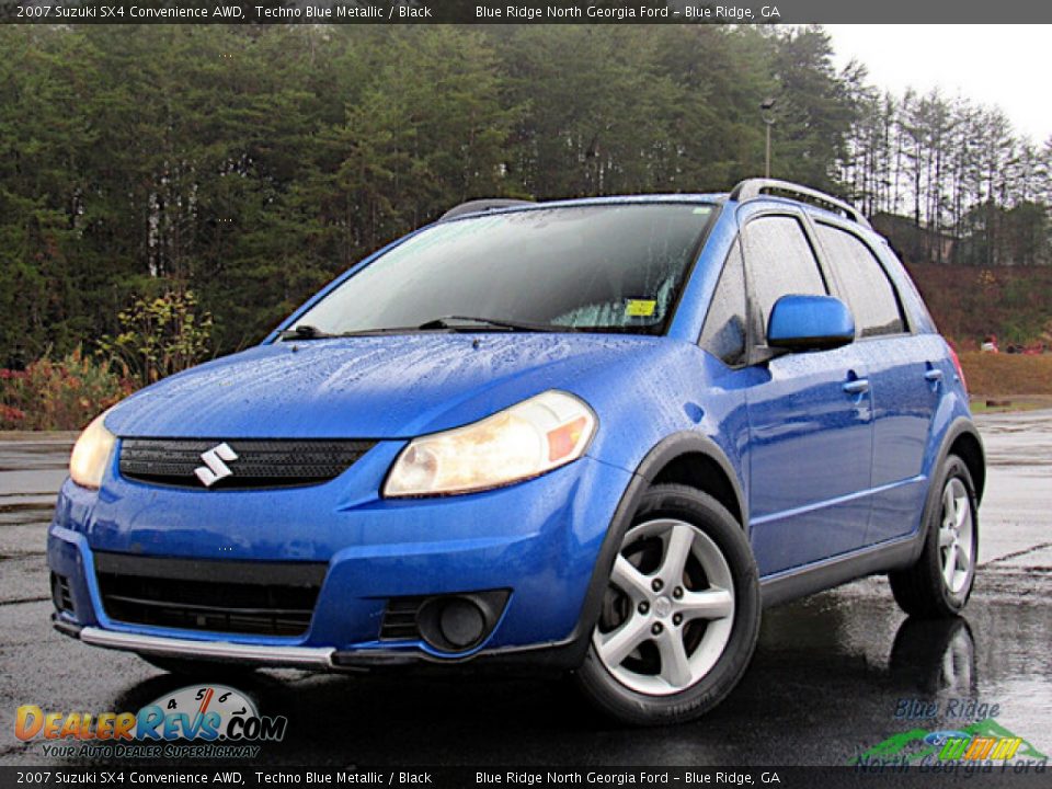 Front 3/4 View of 2007 Suzuki SX4 Convenience AWD Photo #1