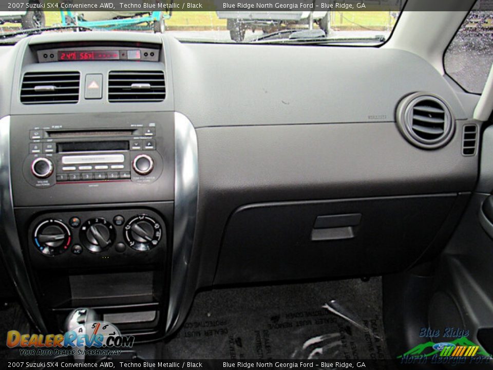 2007 Suzuki SX4 Convenience AWD Techno Blue Metallic / Black Photo #15