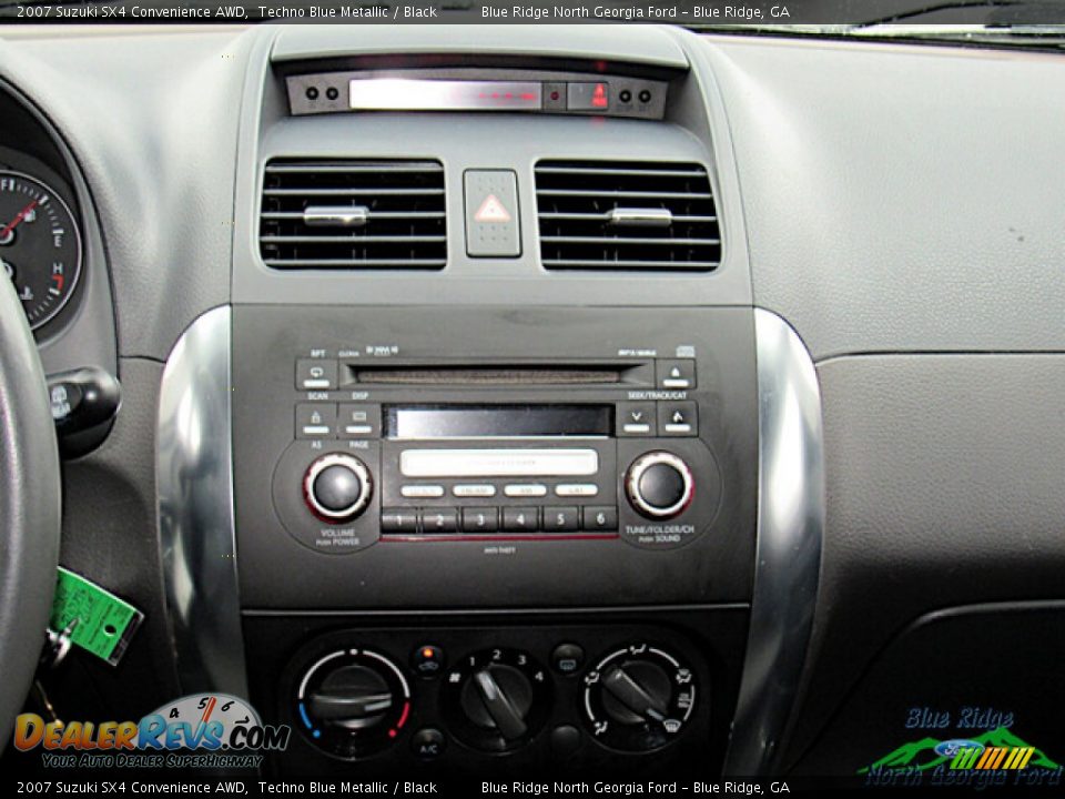 2007 Suzuki SX4 Convenience AWD Techno Blue Metallic / Black Photo #16