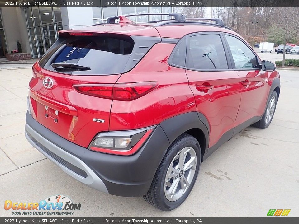 2023 Hyundai Kona SEL AWD Pulse Red / Black Photo #2