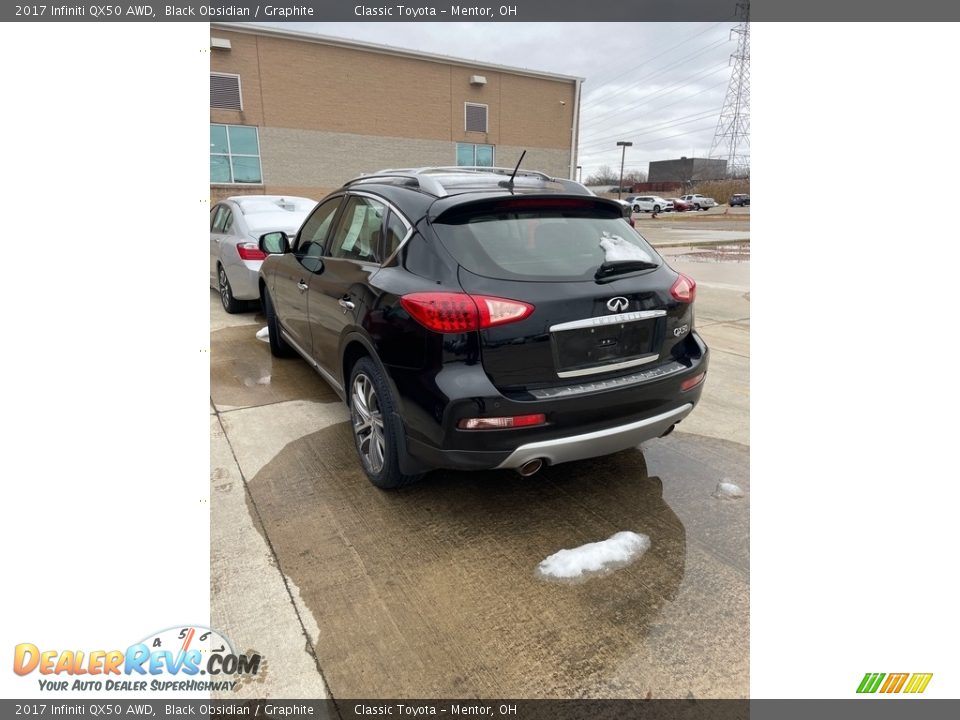 2017 Infiniti QX50 AWD Black Obsidian / Graphite Photo #2