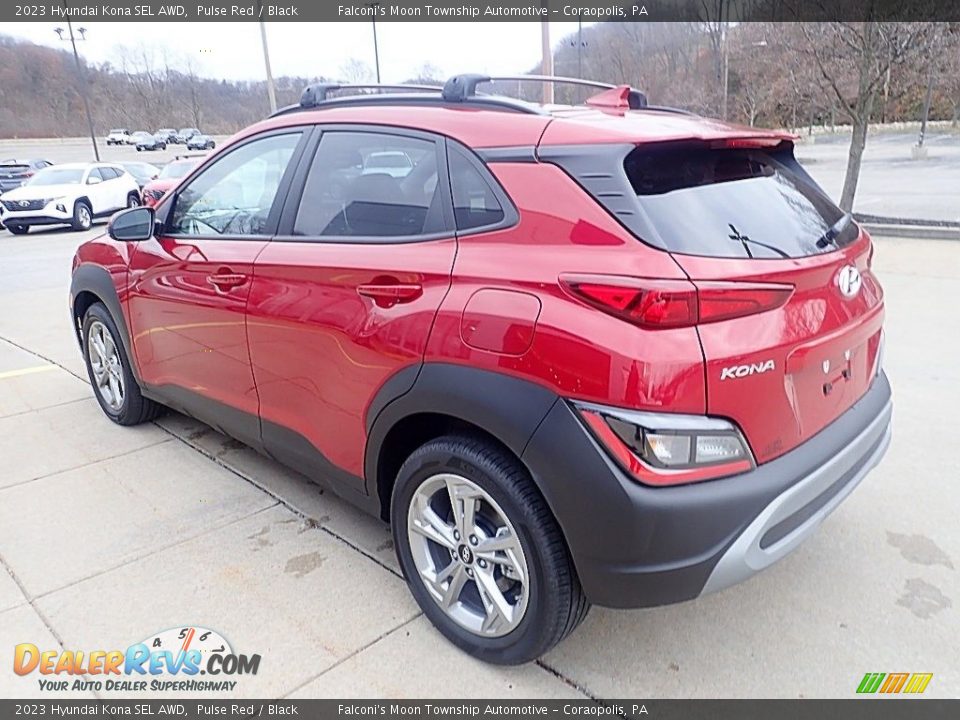 2023 Hyundai Kona SEL AWD Pulse Red / Black Photo #5