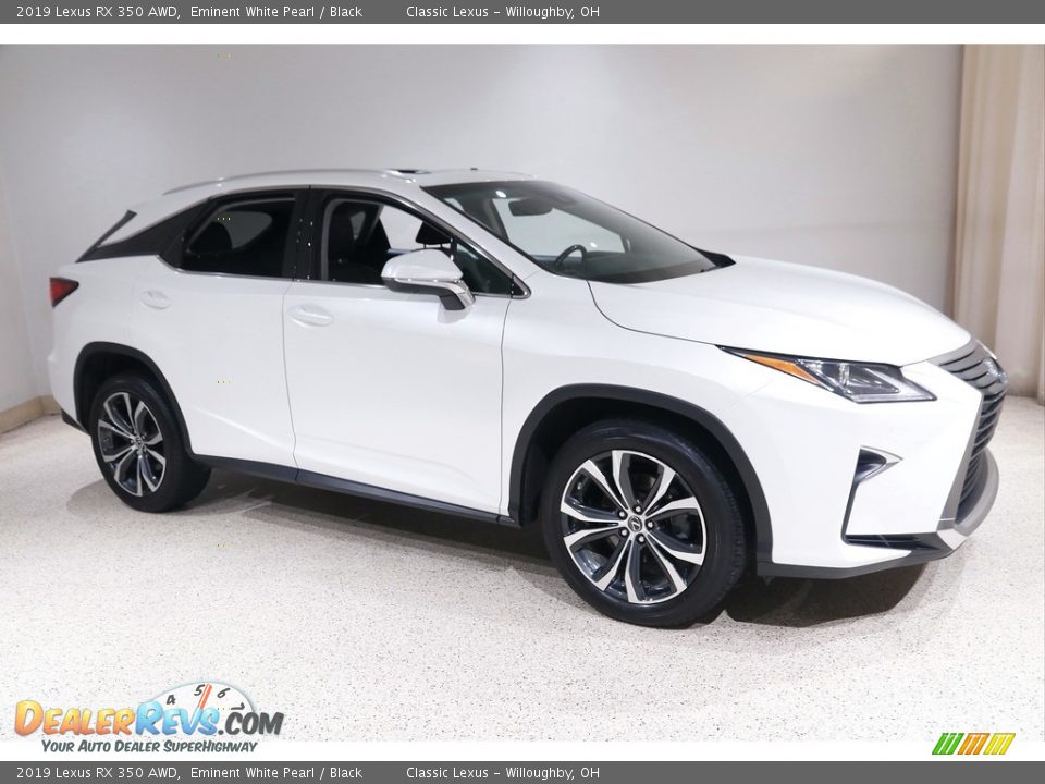 2019 Lexus RX 350 AWD Eminent White Pearl / Black Photo #1