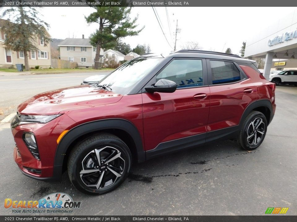 Front 3/4 View of 2023 Chevrolet TrailBlazer RS AWD Photo #2