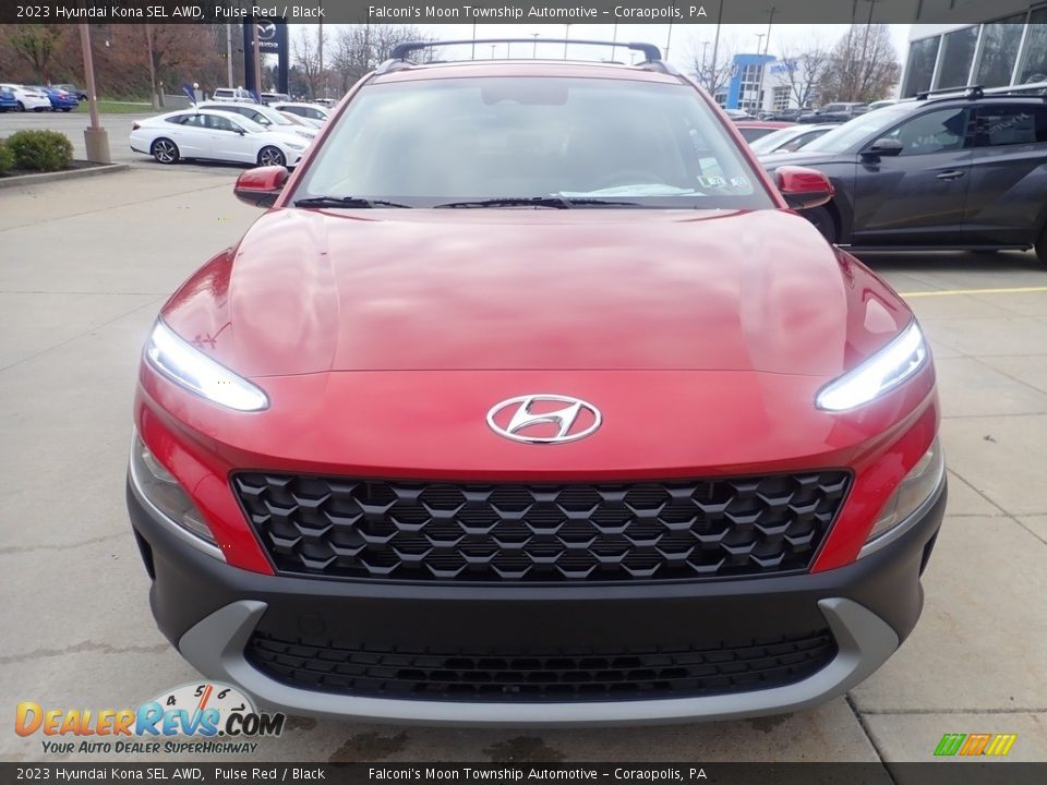 2023 Hyundai Kona SEL AWD Pulse Red / Black Photo #8