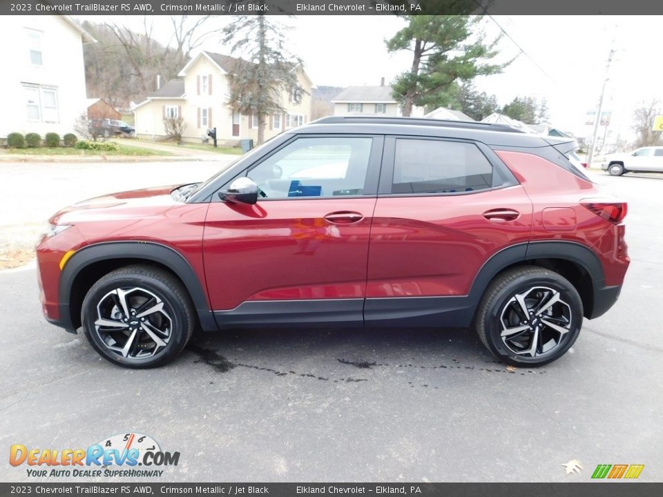 Crimson Metallic 2023 Chevrolet TrailBlazer RS AWD Photo #3