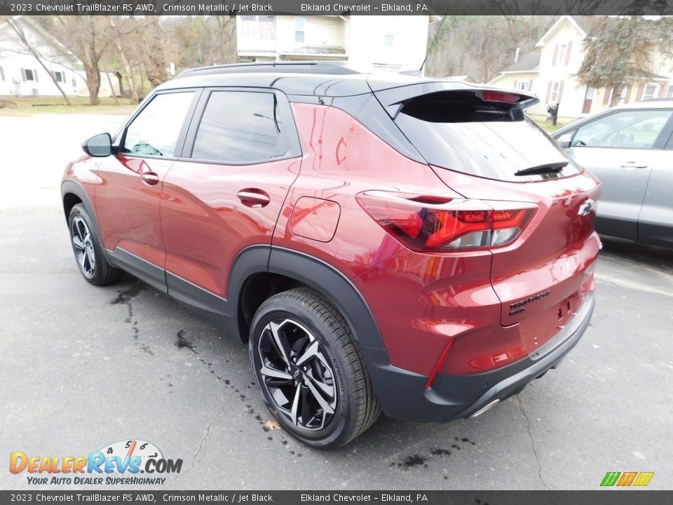 2023 Chevrolet TrailBlazer RS AWD Crimson Metallic / Jet Black Photo #4