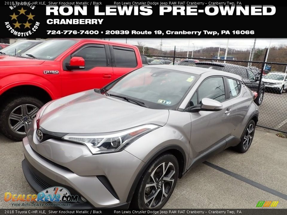 2018 Toyota C-HR XLE Silver Knockout Metallic / Black Photo #1