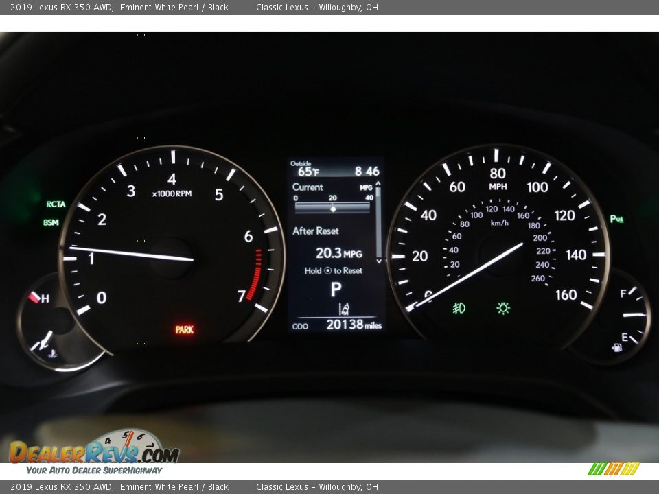 2019 Lexus RX 350 AWD Eminent White Pearl / Black Photo #8