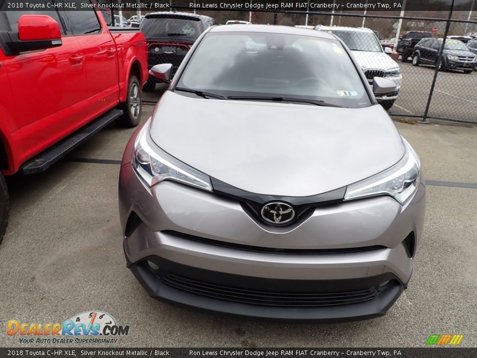 2018 Toyota C-HR XLE Silver Knockout Metallic / Black Photo #2