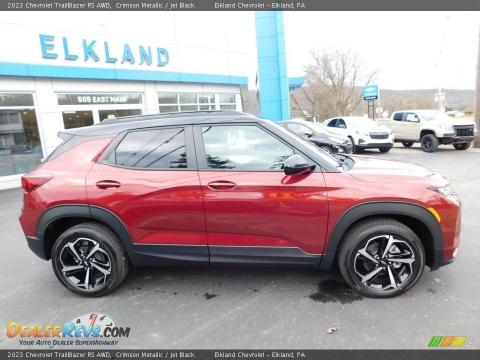 2023 Chevrolet TrailBlazer RS AWD Crimson Metallic / Jet Black Photo #7