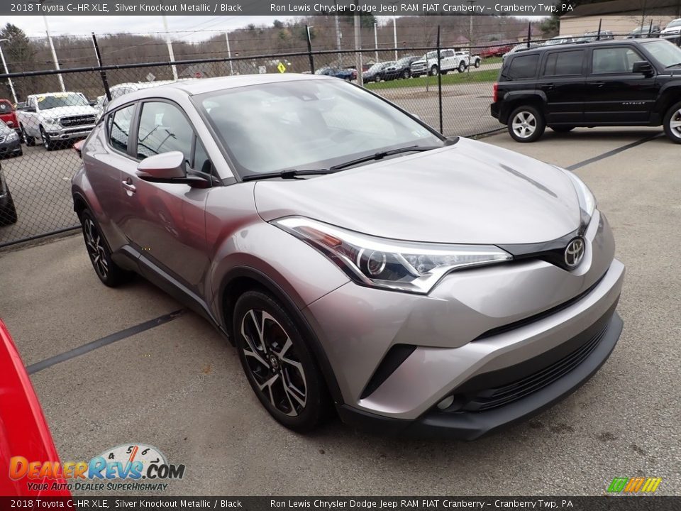 2018 Toyota C-HR XLE Silver Knockout Metallic / Black Photo #3