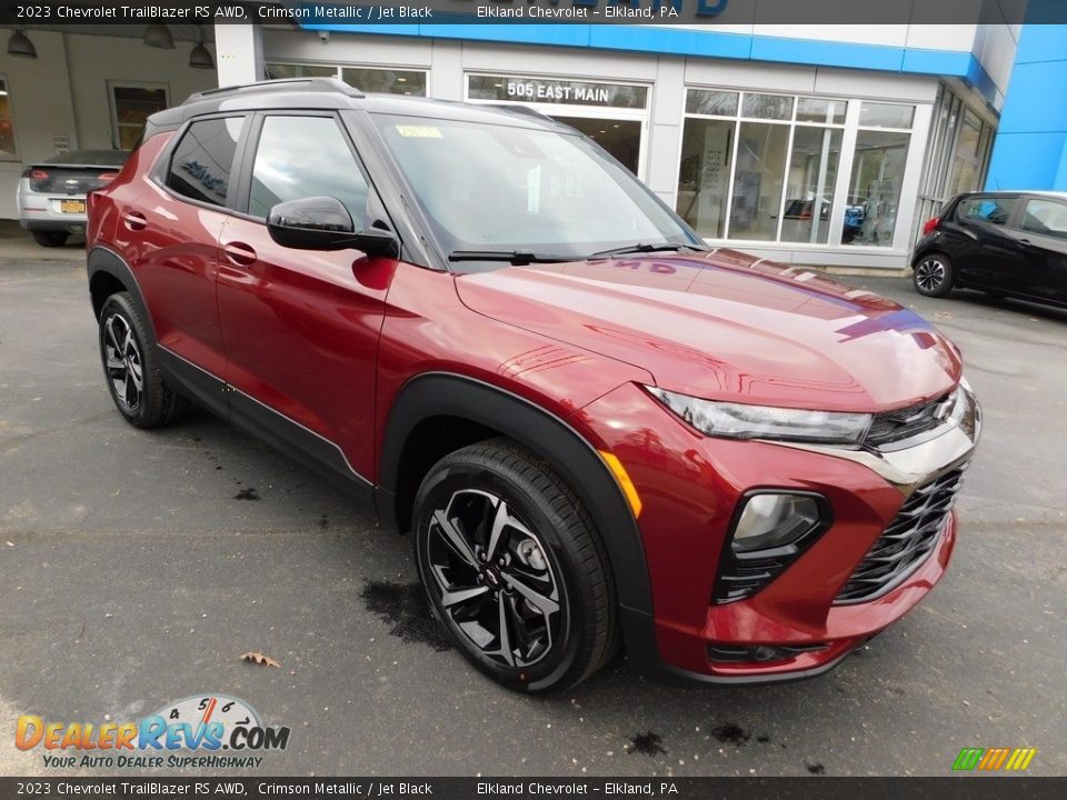 2023 Chevrolet TrailBlazer RS AWD Crimson Metallic / Jet Black Photo #8