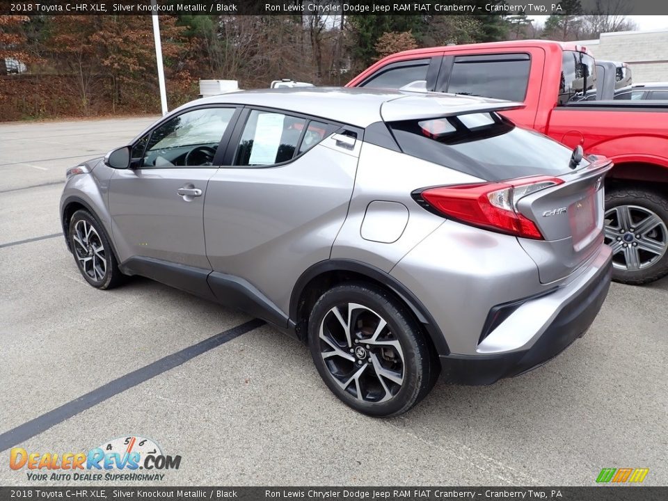 2018 Toyota C-HR XLE Silver Knockout Metallic / Black Photo #4