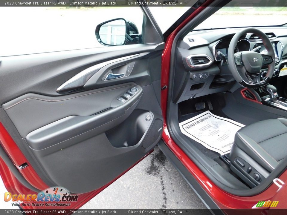 2023 Chevrolet TrailBlazer RS AWD Crimson Metallic / Jet Black Photo #14