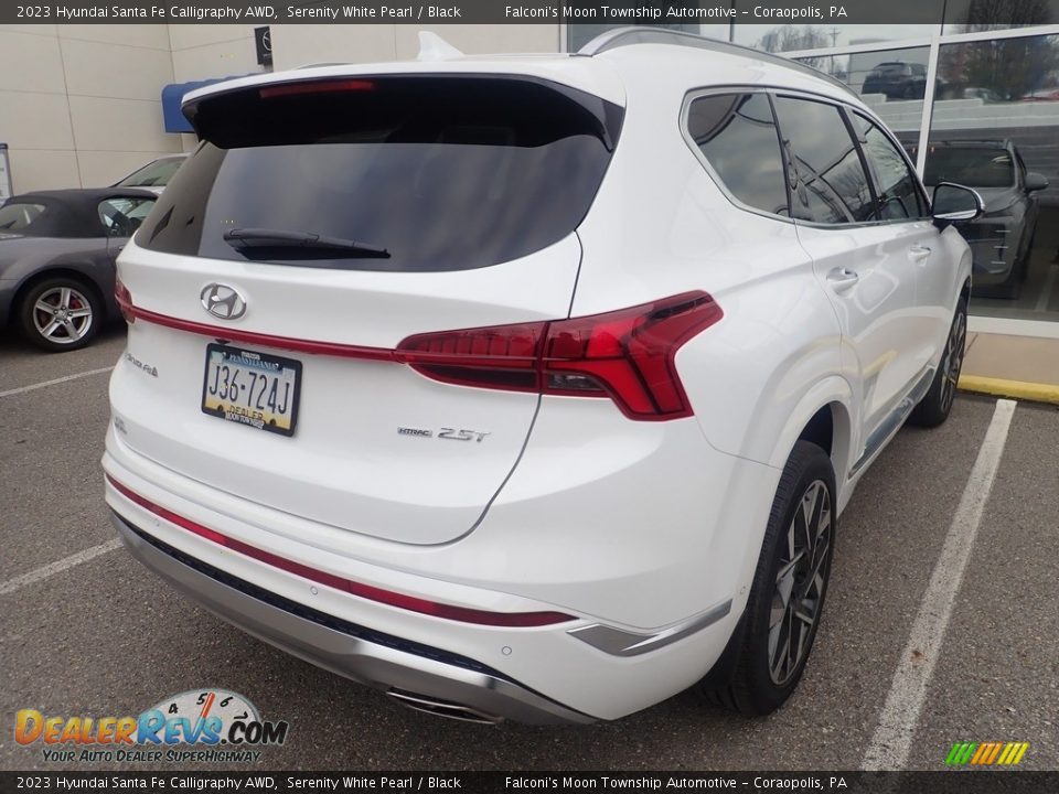 2023 Hyundai Santa Fe Calligraphy AWD Serenity White Pearl / Black Photo #4